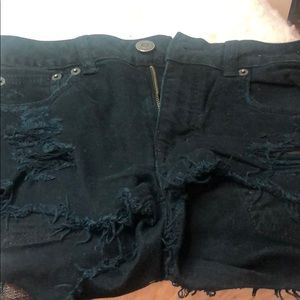 Black American eagle shorts